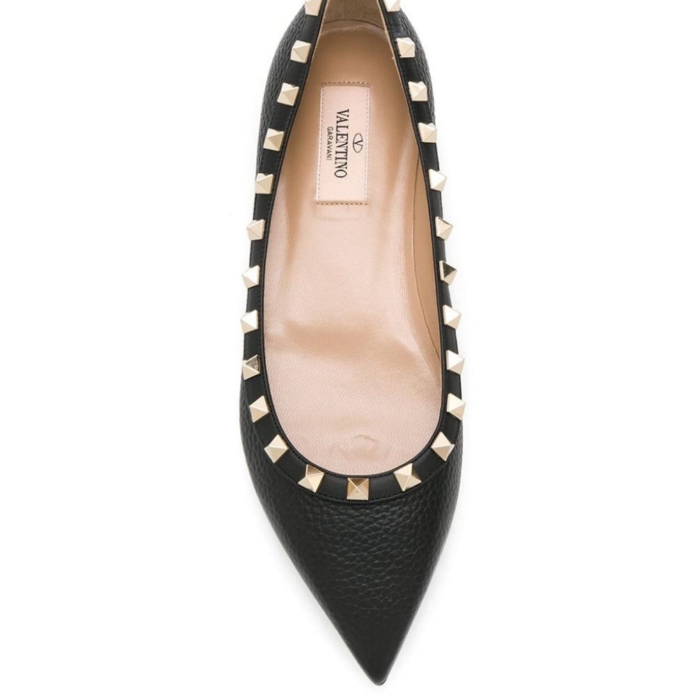 Valentino Garavani Rockstud ballerina shoes